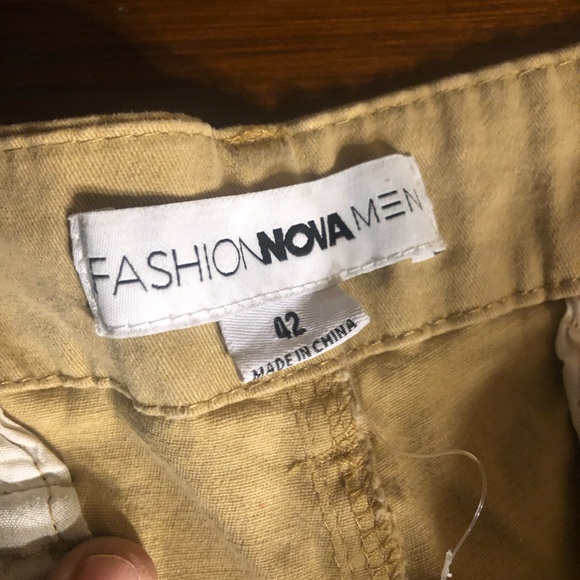 NWOT Fashion Nova Summer Games Cargo Pants - Khaki Size 42 - Picture 11 of 12